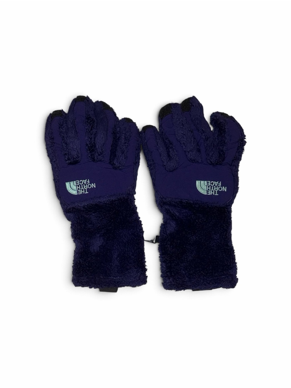 The North Face Kids Navy Plush Fleece Mittens